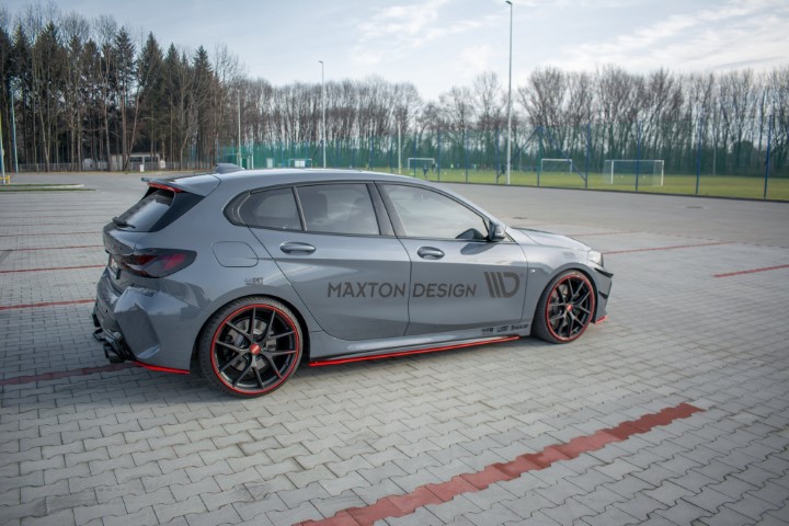 Zijskirts BMW 1 Serie F40 M-Pack/ M135i Glans Rood V2