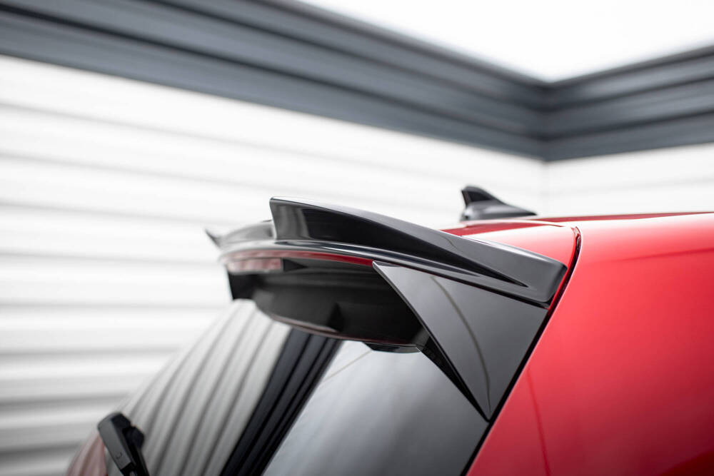 Spoiler Volkswagen Golf 8 GTI / GTD / GTE / R / R-line Maxton Glans Zwart