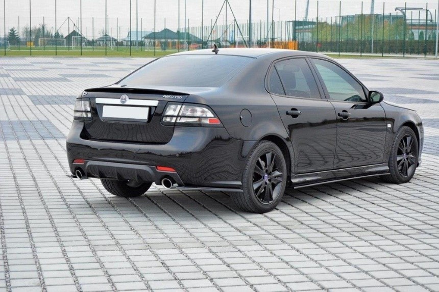 Diffuser Saab 9-3 Aero Maxton Design glans zwart