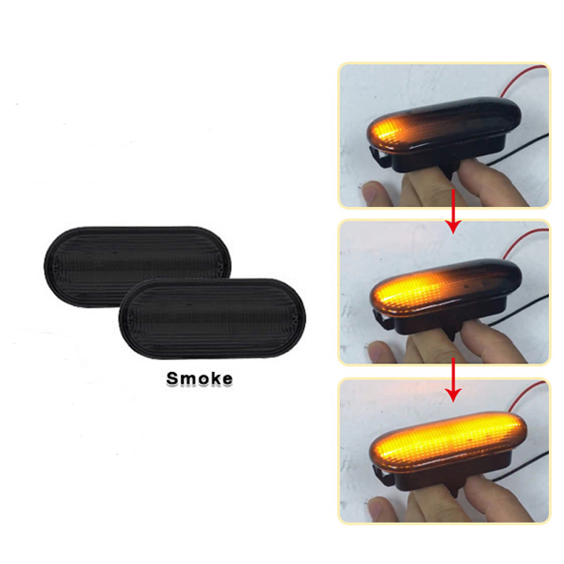 Set LED Zijknipperlichten  VAG/Ford diverse modellen - Rookgrijs - incl. Dynamic Running Light