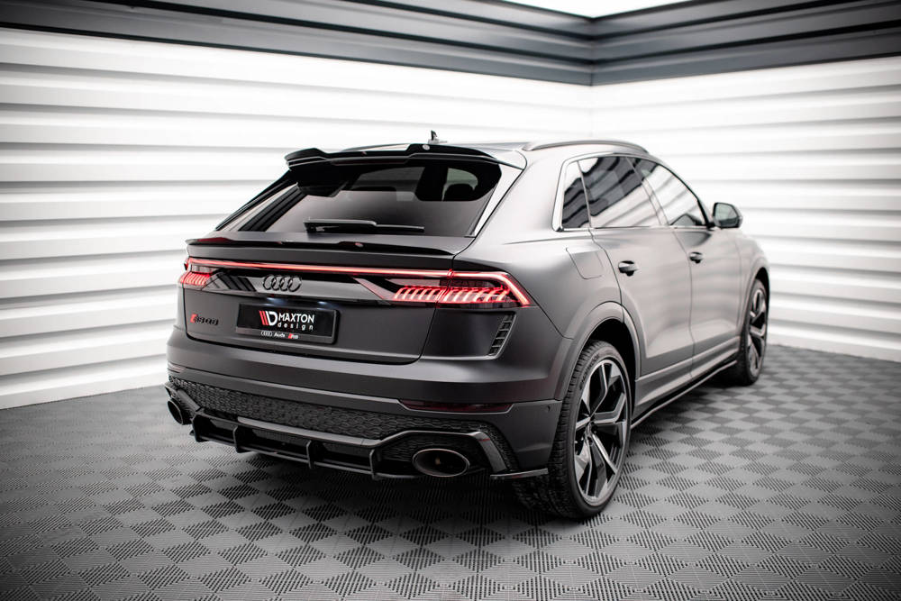 Zijskirts Audi RSQ8 Maxton Glans Zwart