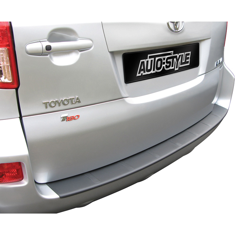 ABS Achterbumper beschermlijst  Toyota RAV 4 T180/XT-R 2008-2013 (excl. reservewiel) Zwart