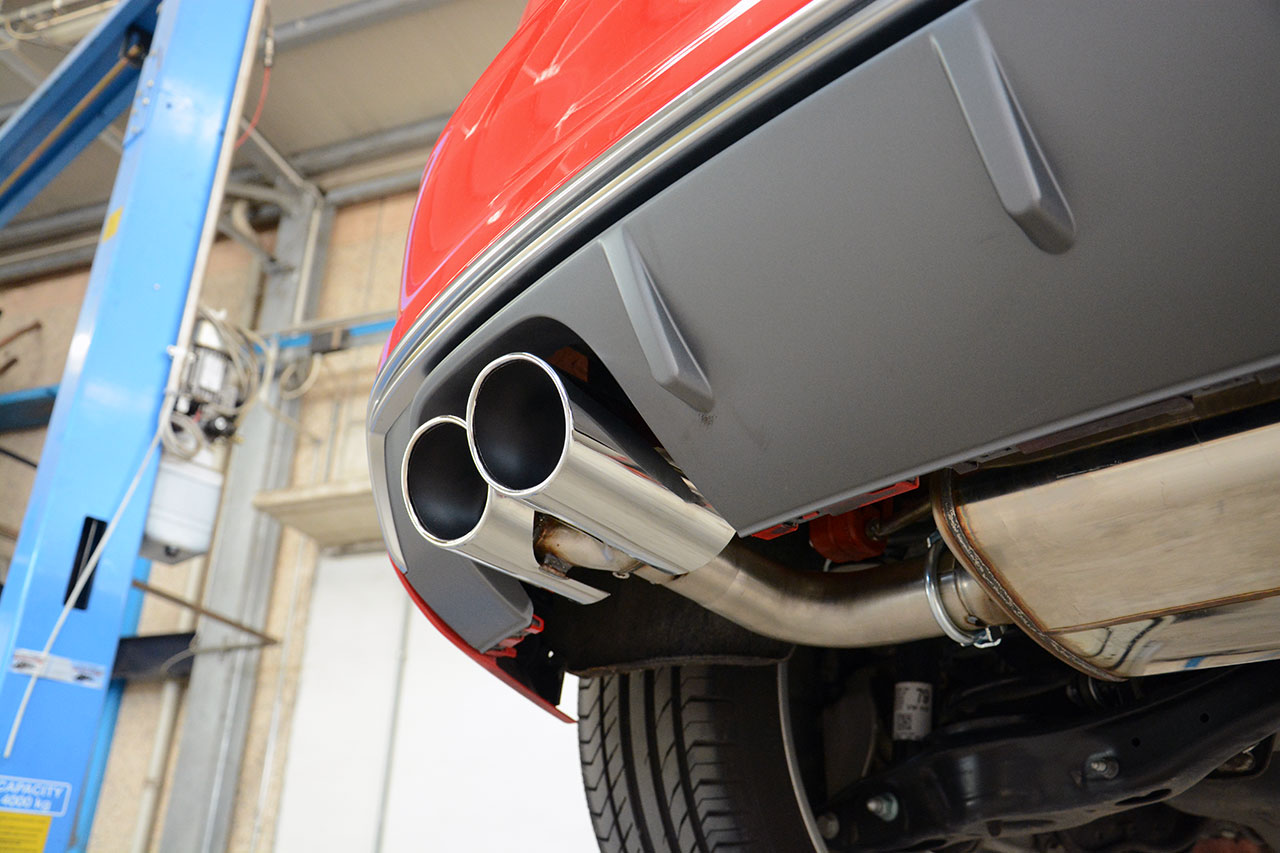 AUDI A3 8V QUATTRO 1.8 TFSi (180 Hp) 2013 -> 2015 Endpipe kit 100x75 Right + 100x75 Left