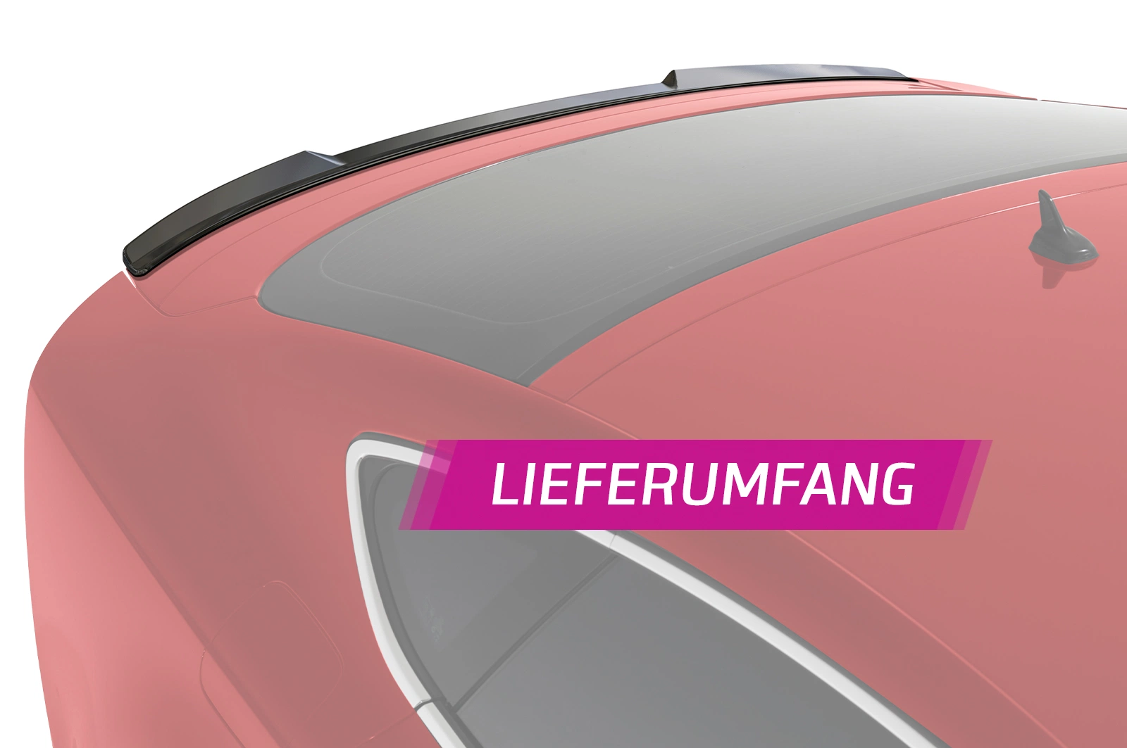 Achterspoiler Audi A7 / S7 C7 (4G) Sportback glans zwart – CSR Automotive