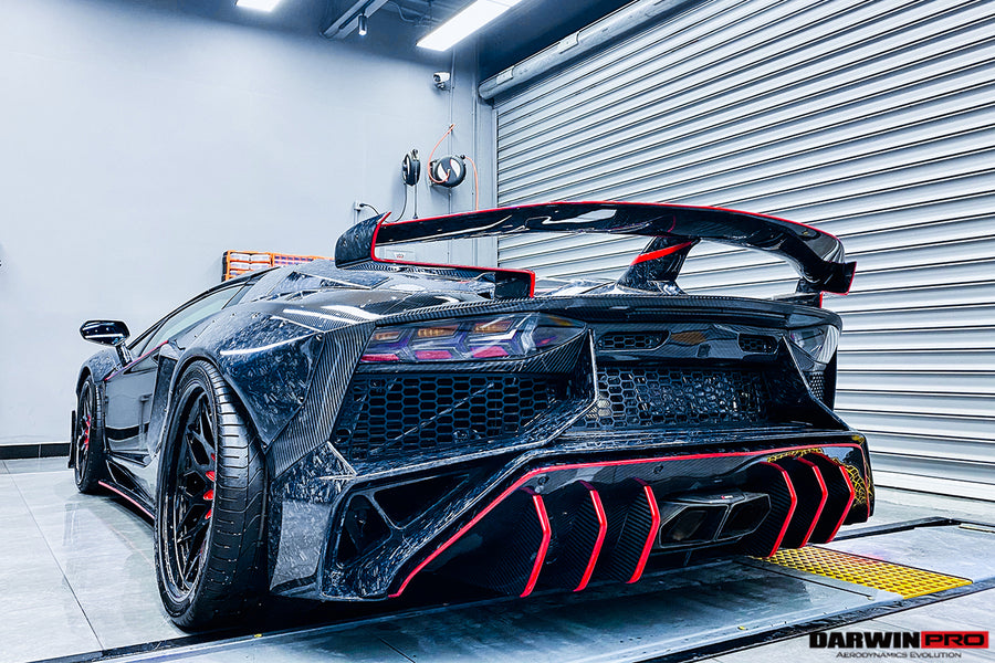 Lamborghini Aventador LP700 Coupe SV-BKSSII Style Wide body Carbon Fiber Aero Full Kit 2011-2016