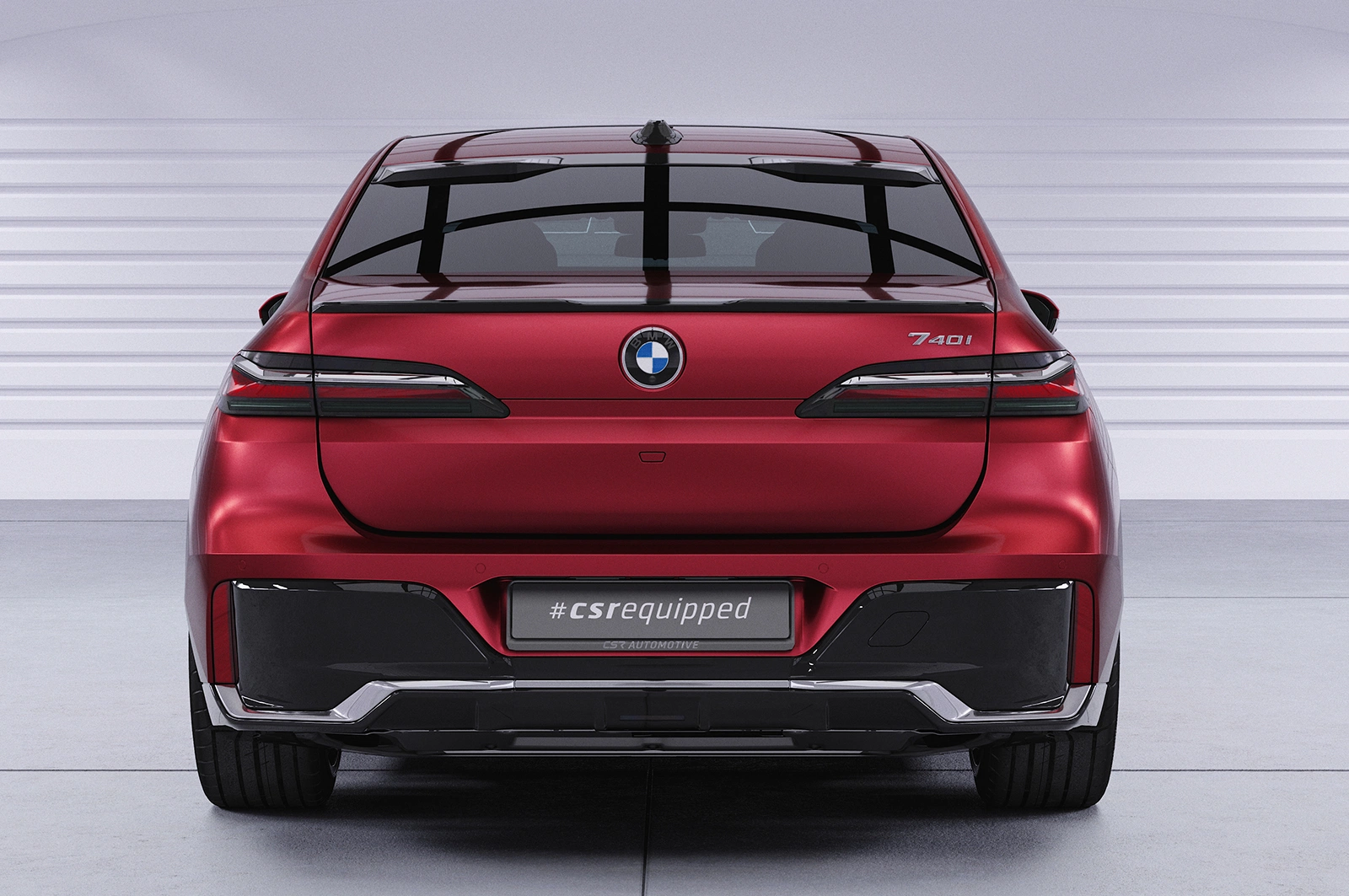 Achterspoiler BMW 7er / i7 G70 glans zwart