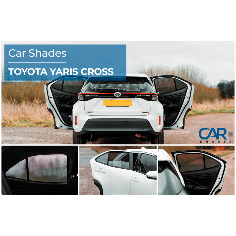Set Car Shades (achterportieren)  Toyota Yaris Cross (MXP) 2020- (2-delig)