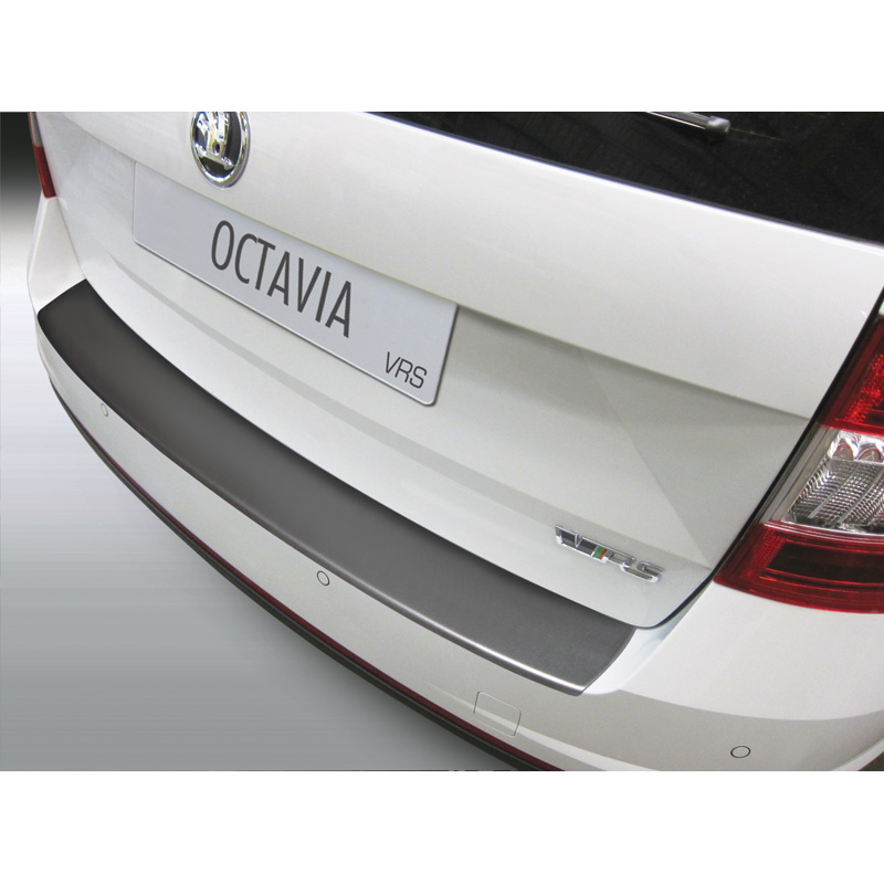 ABS Achterbumper beschermlijst  Skoda Octavia III RS Kombi 2013-2017 Zwart