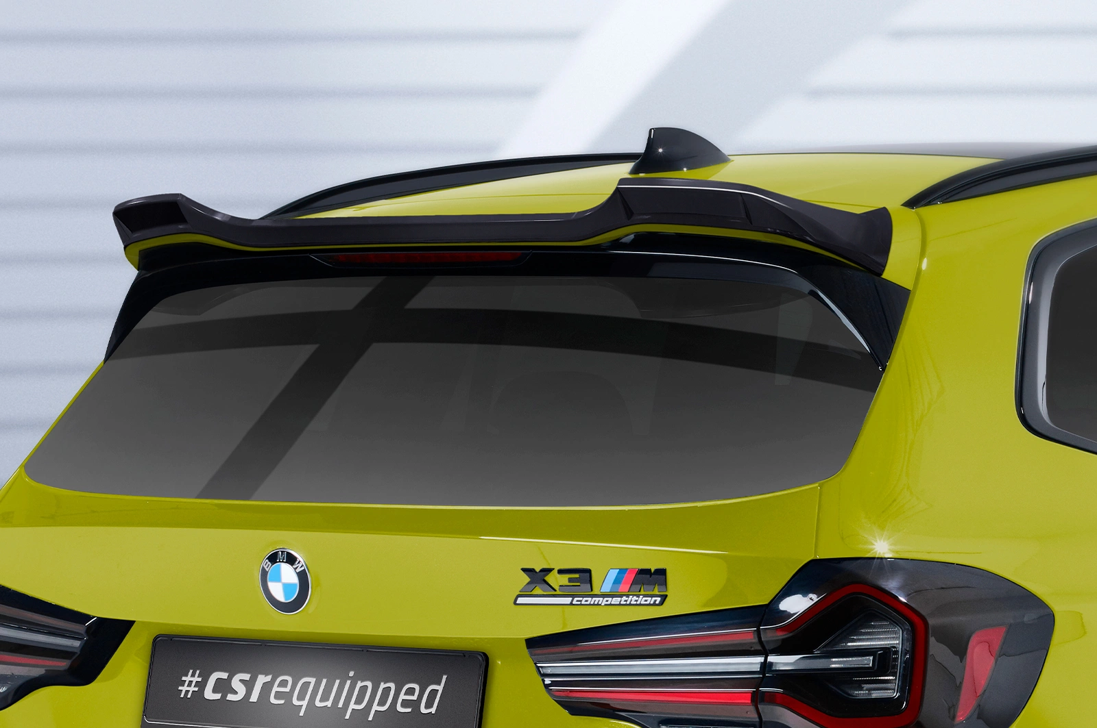 CSR Achterspoiler BMW X3 F97 M Competition Glans Zwart (2019–)