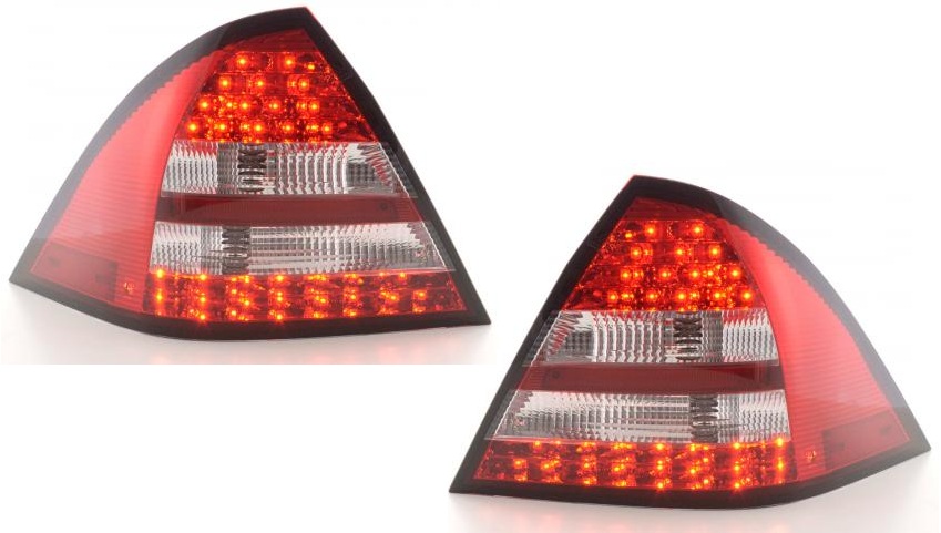 Luces traseras Mercedes C-Class W203 LED rojo/cristal new