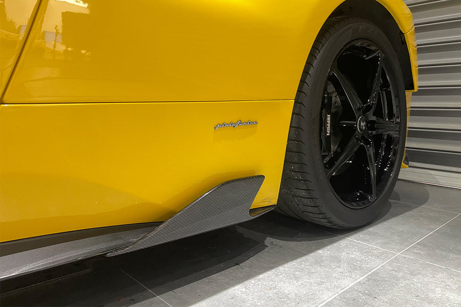 Ferrari 458 Coupe/Spyder Speciale Style Carbon Fiber Side Skirts Canards 2010-2015