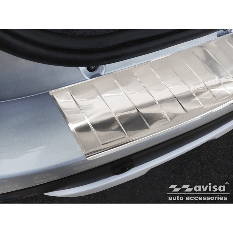 RVS Achterbumperprotector  Dacia Lodgy 2012-2017 & FL 2017- 'Ribs'