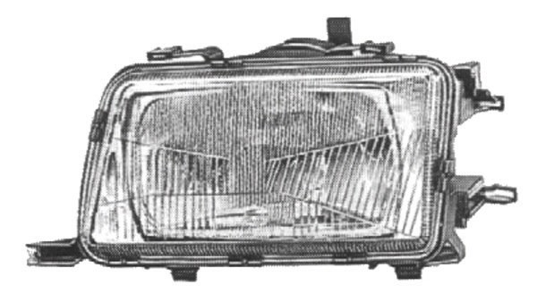Koplamp rechts AUDI 80 91-94 DEPO/GESCHIKT voor LWR