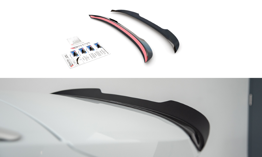 Spoiler cap Skoda Octavia 4 Maxton Design glans zwart