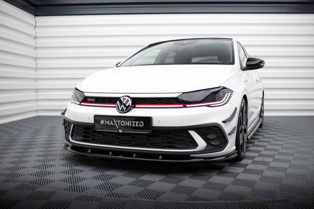 Voorspoiler V.1 Volkswagen Polo GTI MK6 Facelift