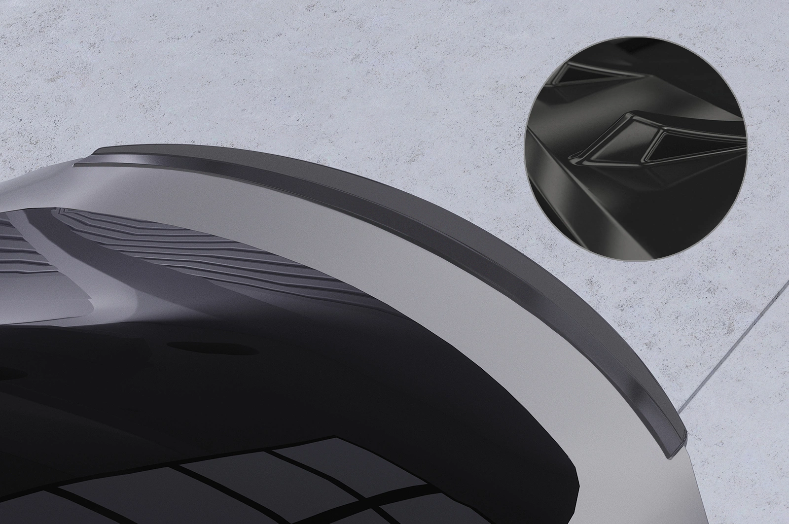 Achterspoiler Tesla Model Y glans zwart – CSR Automotive