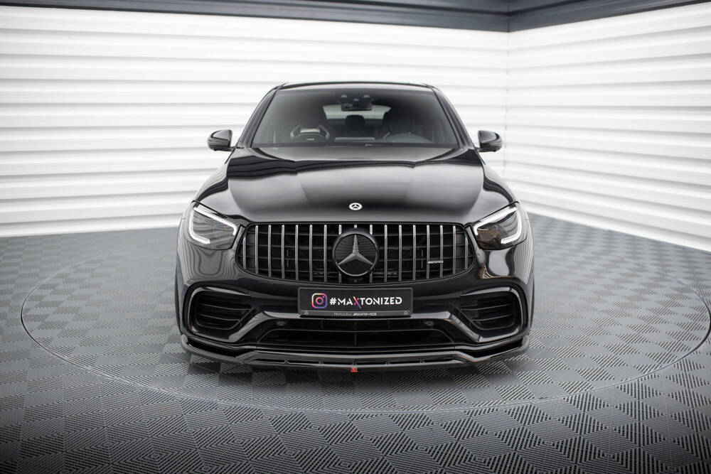 Voorspoiler Mercedes AMG GLC 63 Maxton Glans Zwart