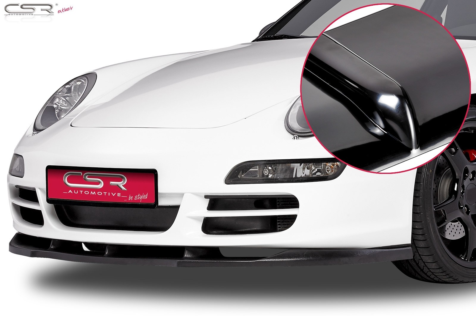 Cupspoilerlip Glossy Porsche 911 (997) CSL114-G