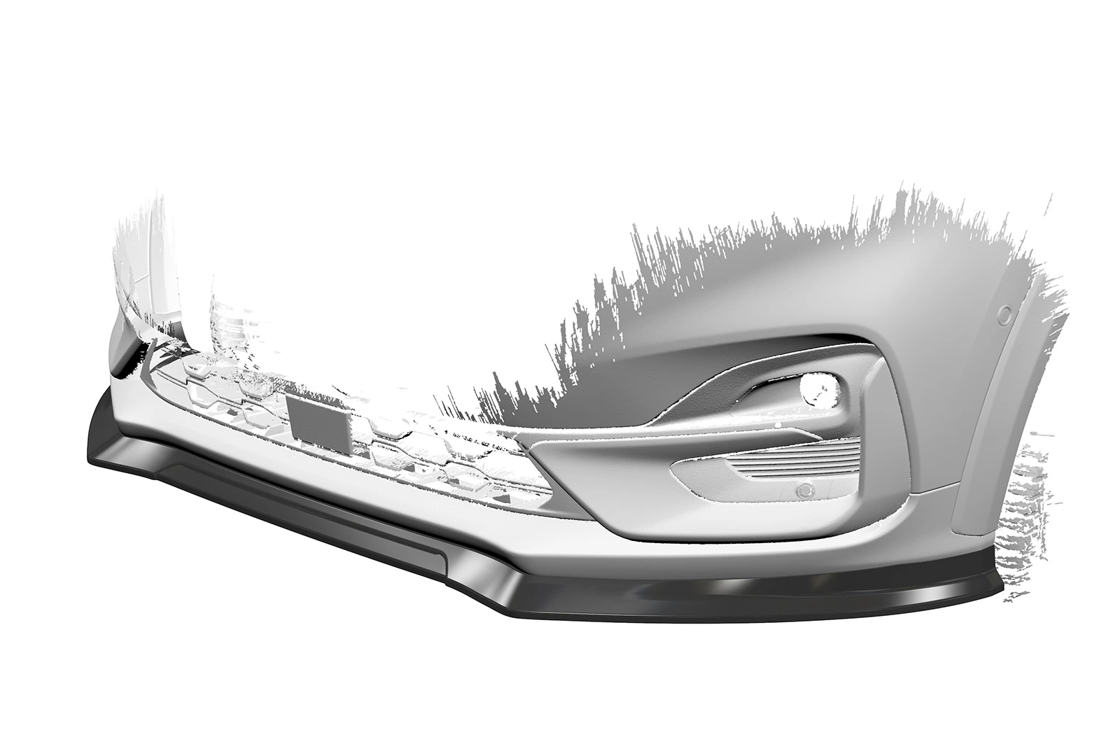 Voorspoiler Ford Puma ST-Line 2019–heden – CSR Automotive – Glans Zwart