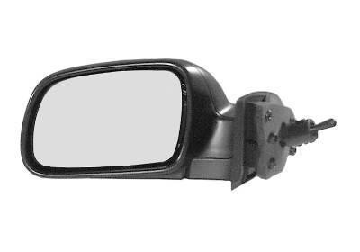 spiegel, bol glas, met temp sensor, rechts Peugeot 307, 2000-200