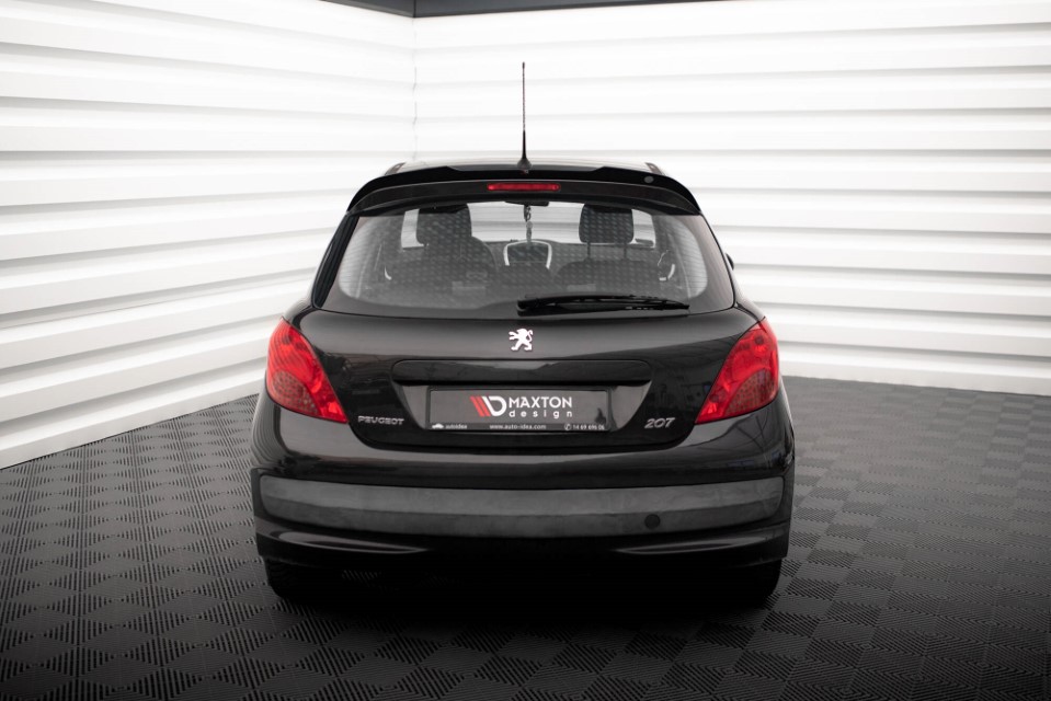 Dak Spoiler Peugeot 207 Sport Maxton Design glans zwart