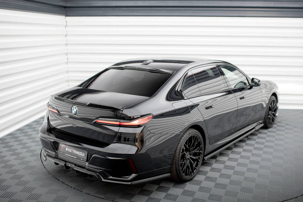 Dakspoiler BMW 7 Serie G70 M Pakket & M760E Maxton Glans Zwart