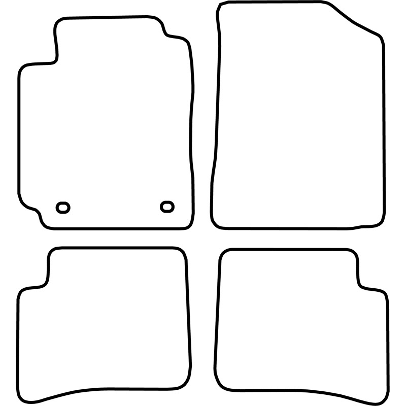 Automatten Velours  Toyota Yaris 5 deurs 1999-2003