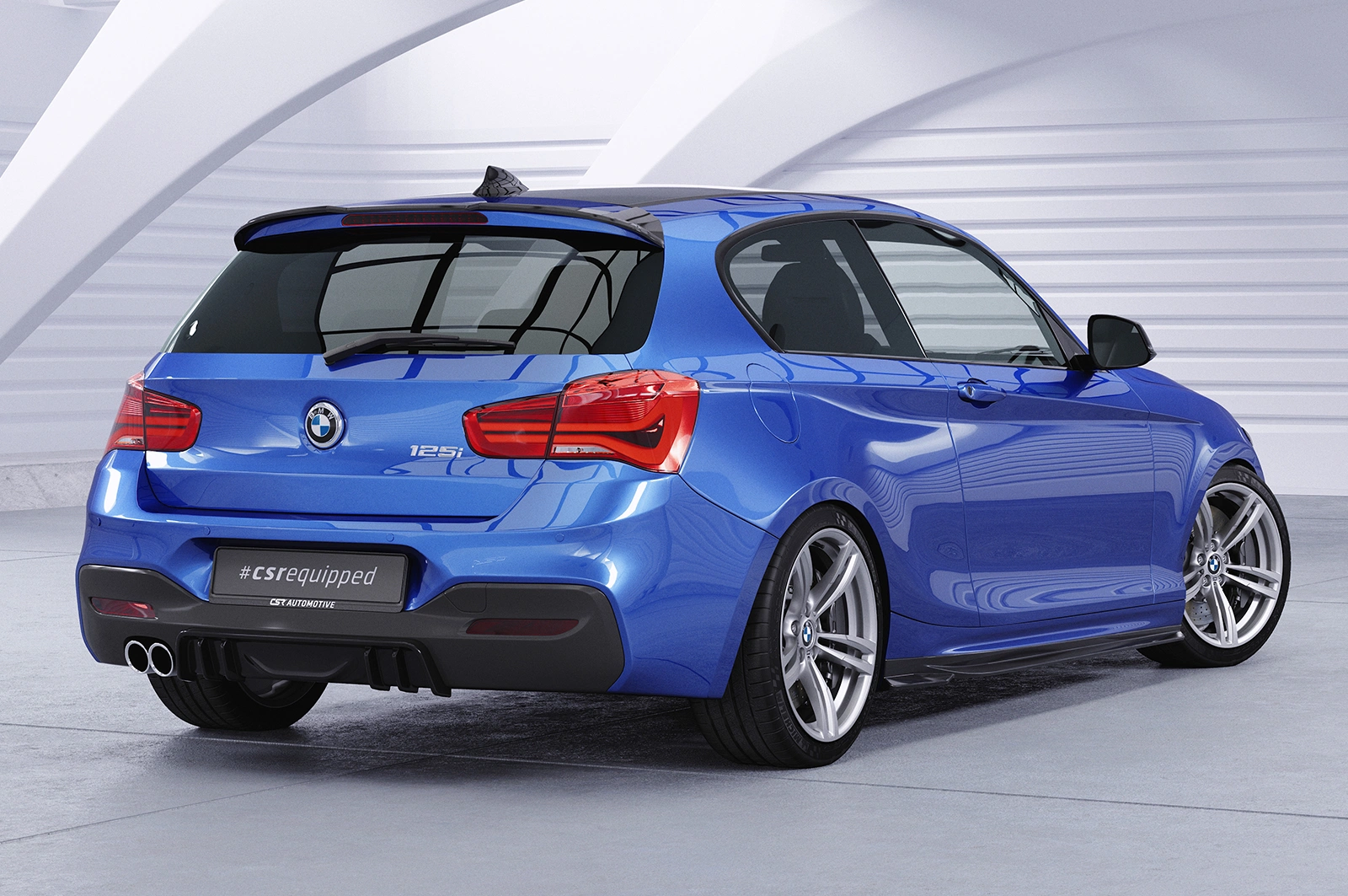Achterspoiler BMW 1 Serie F20/F21 glans zwart – CSR Automotive
