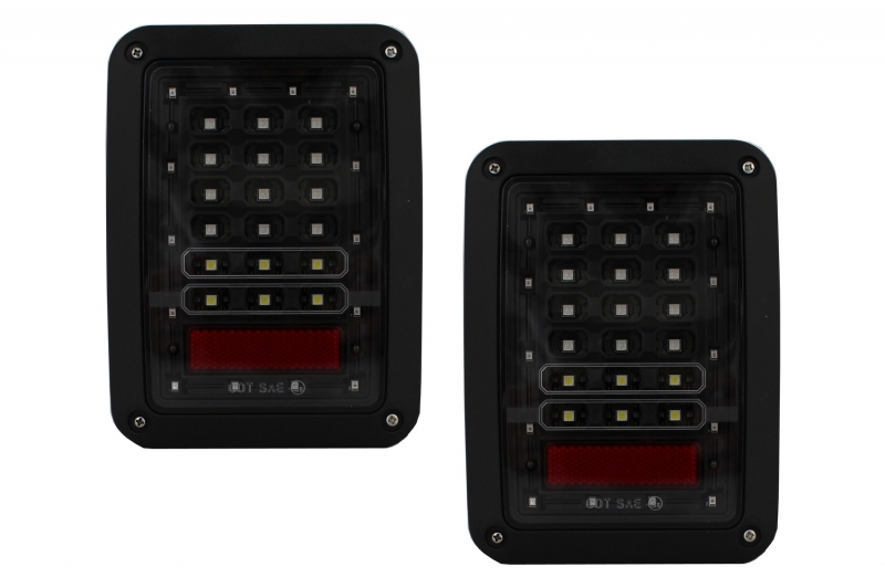 Taillights JEEP Wrangler JK (2007-2017) Smoke