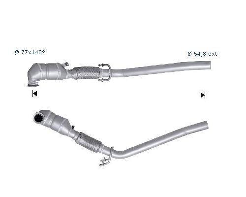 VW PASSAT V 2.0TDI 1968 cc 103 Kw / 140 cv BKP Magnaflow CAT Bou