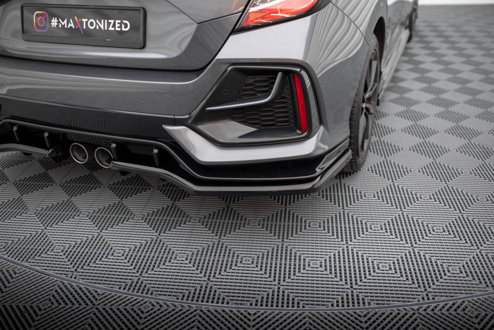 Diffuser Honda Civic Sport 2020 - 2023 Maxton Glans Zwart