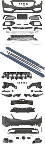 Bumper set W209