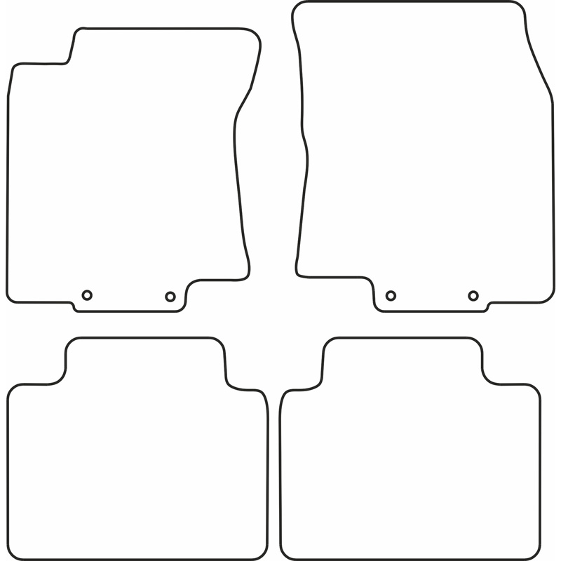 Automatten Velours  Nissan X-Trail (T32) 2013-2022