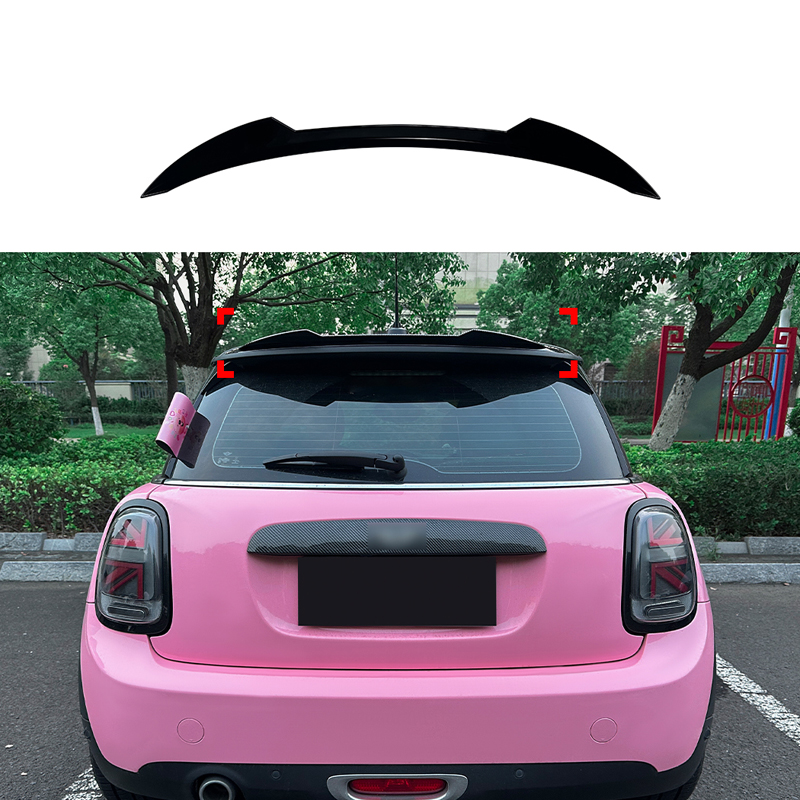 Dakspoiler (Spoiler Cap)  Mini F55/F56 One/Cooper/S 2013-2024 excl. JCW/GP (ABS Glanzend zwart)