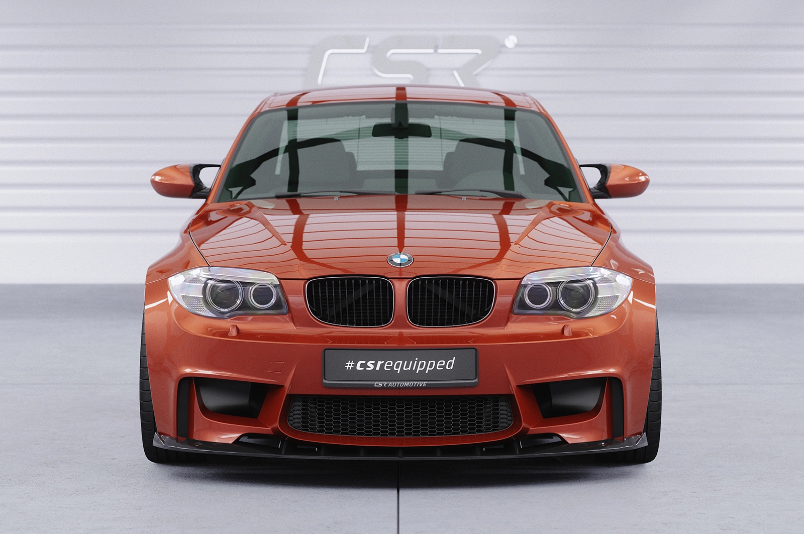Voorspoiler BMW 1er E82 M Coupe Glans Zwart – CSR Automotive