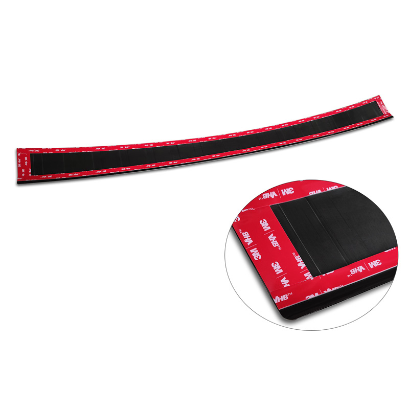 Zwart-Chroom RVS Achterbumperprotector  Mercedes E-Klasse Estate S213 2016- (incl. E53 AMG) 'Ribs'