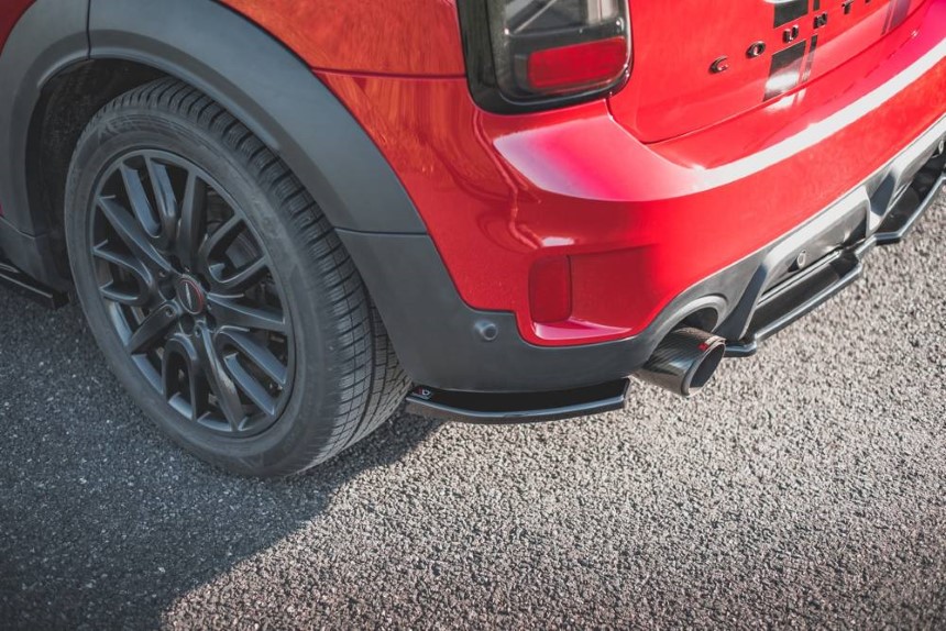 Achterzijde skirts Mini Countryman F60 Maxton Design glans zwart