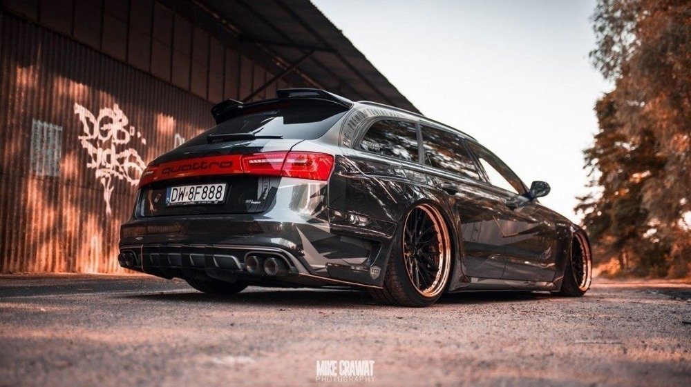 Wide Body Audi S6 C7 Avant + Set Splitters