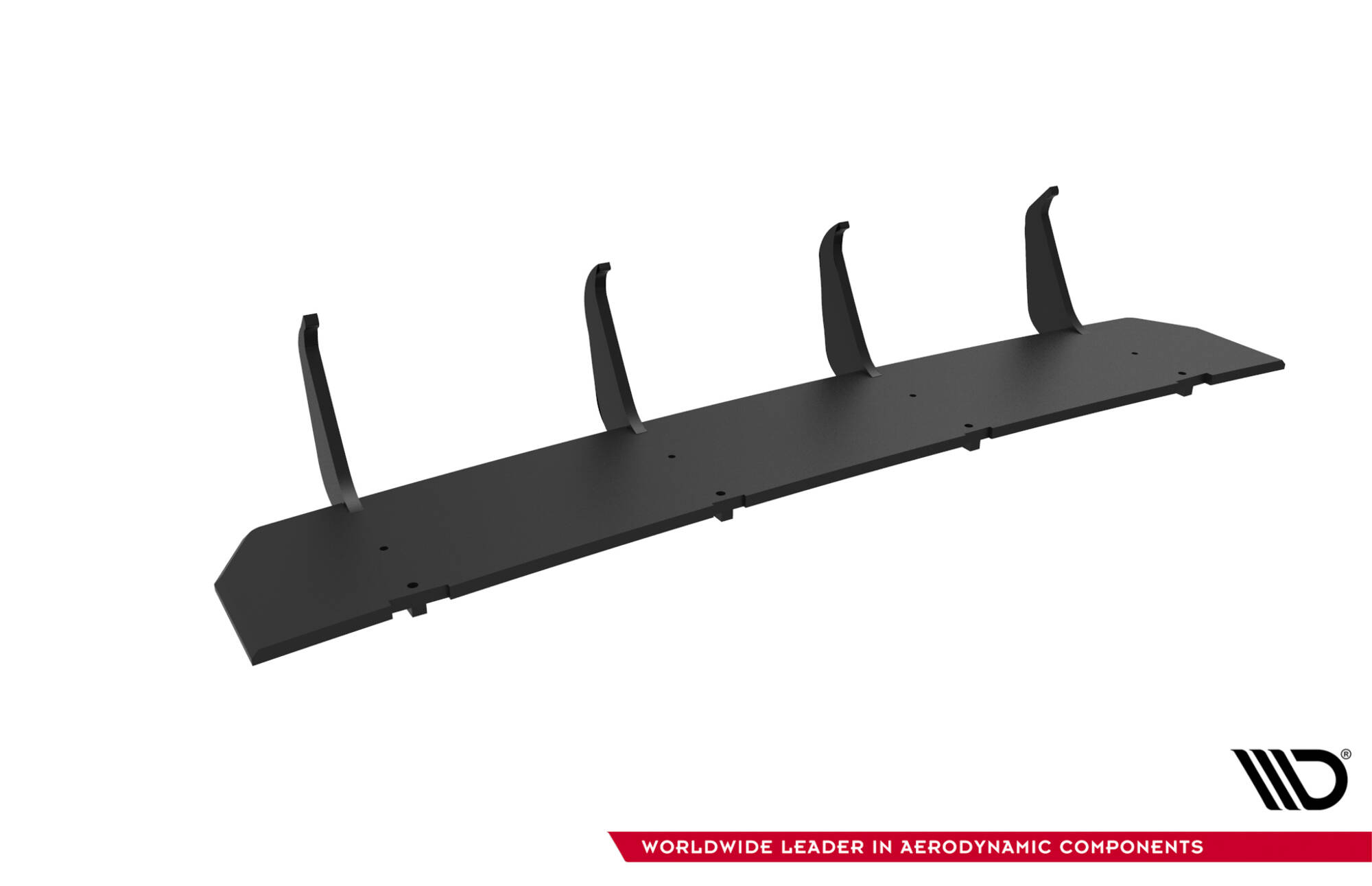 Street Pro Achter Diffuser V.1 Volkswagen Golf GTI Clubsport MK8 Facelift Maxton Glanzend zwart