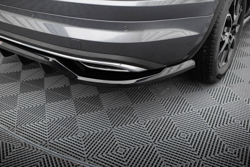 Diffusor Skoda Kodiaq Mk1 Facelift Sportline Maxton Design glans zwart