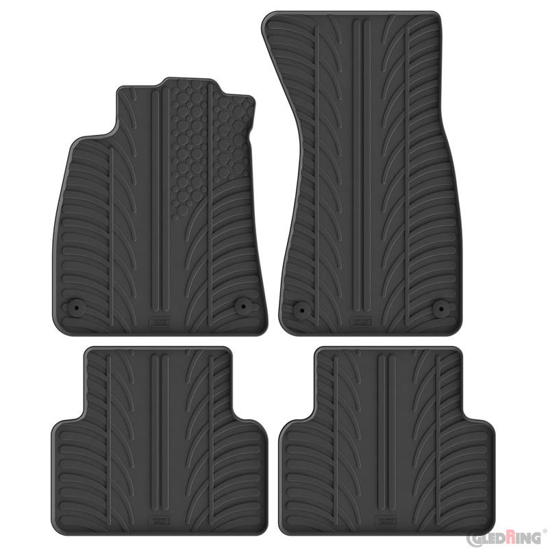 Gledring Rubbermatten  Audi A5 (FU) Sedan/Avant 2024- (T profiel 4-delig)