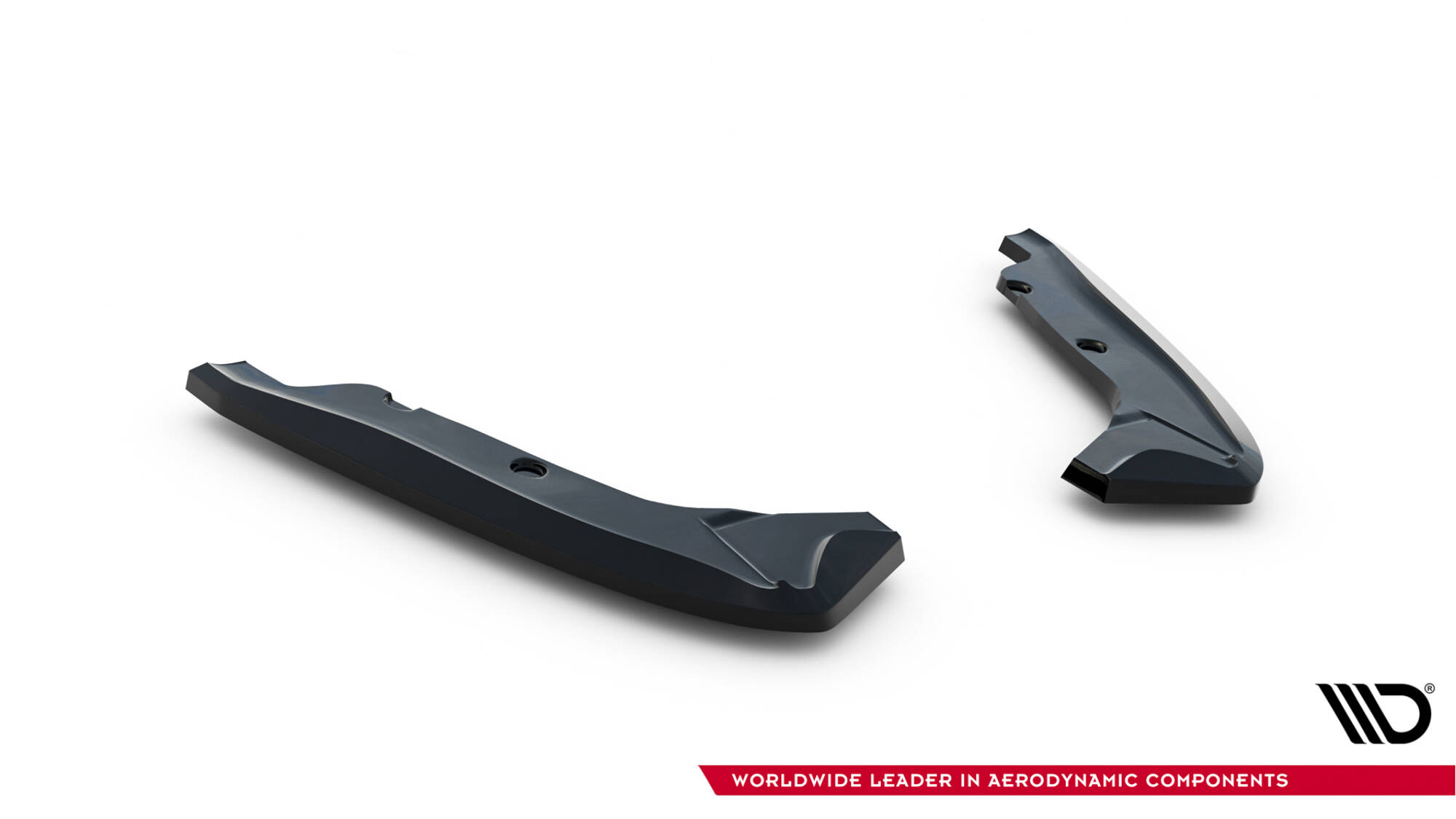 Achterzij spoilers BMW 1 M Coupe E82 Maxton Glanzend zwart