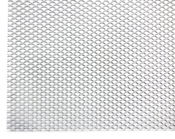 Racegaas aluminium - ruitdesign 6x10mm - 135x30cm