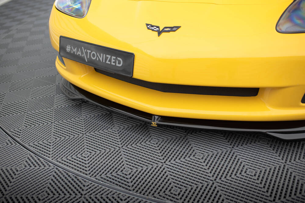 Voorspoiler Chevrolet Corvette C6 Maxton Glans Zwart