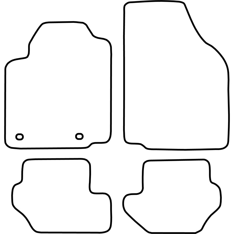 Automatten Mazda 121 2/96-