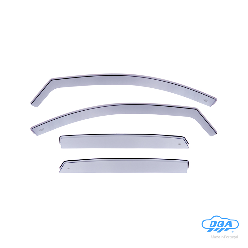 DGA Zijwindschermenset  Hyundai Kona 2017-2023 (4-delig)
