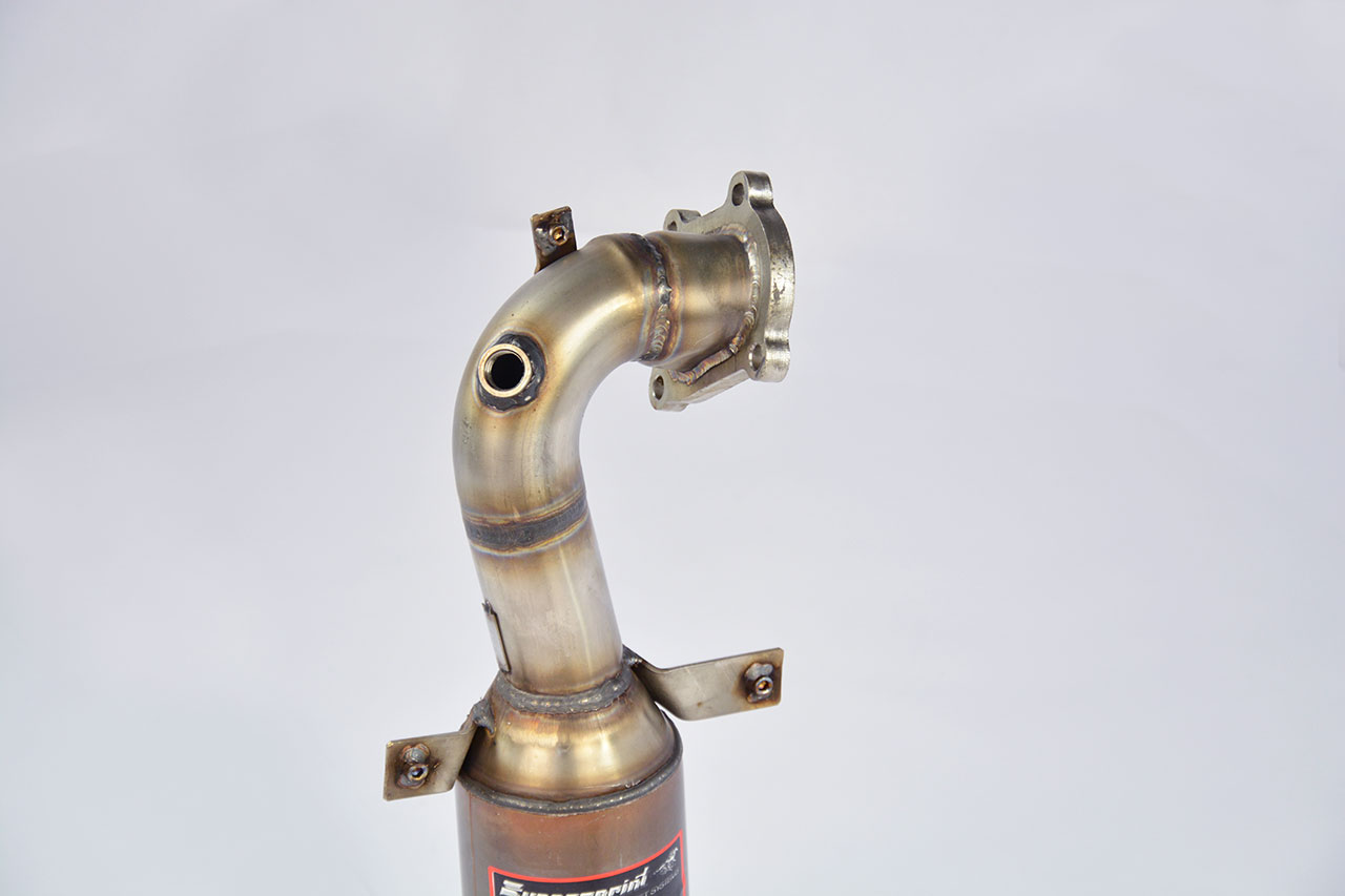 595 ABARTH 1.4T "Turismo/Competizione" (160 Hp) "Monotubo" '12 -> '15 Turbo downpipe kit + Metallic