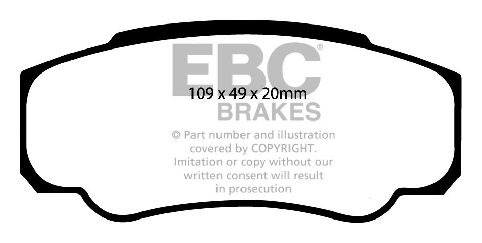 EBC Brakes PEUGEOT BEDRIJFSWAGEN Boxer 2.0 TD 2001-2006 Remblokk