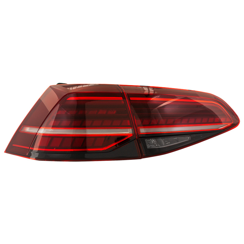 Set LED Achterlichten  Volkswagen Golf VII 2012-2017 & Facelift (7.5) 2017- excl. Variant - Rood/Rookgrijs - incl. Dynamic Running Light