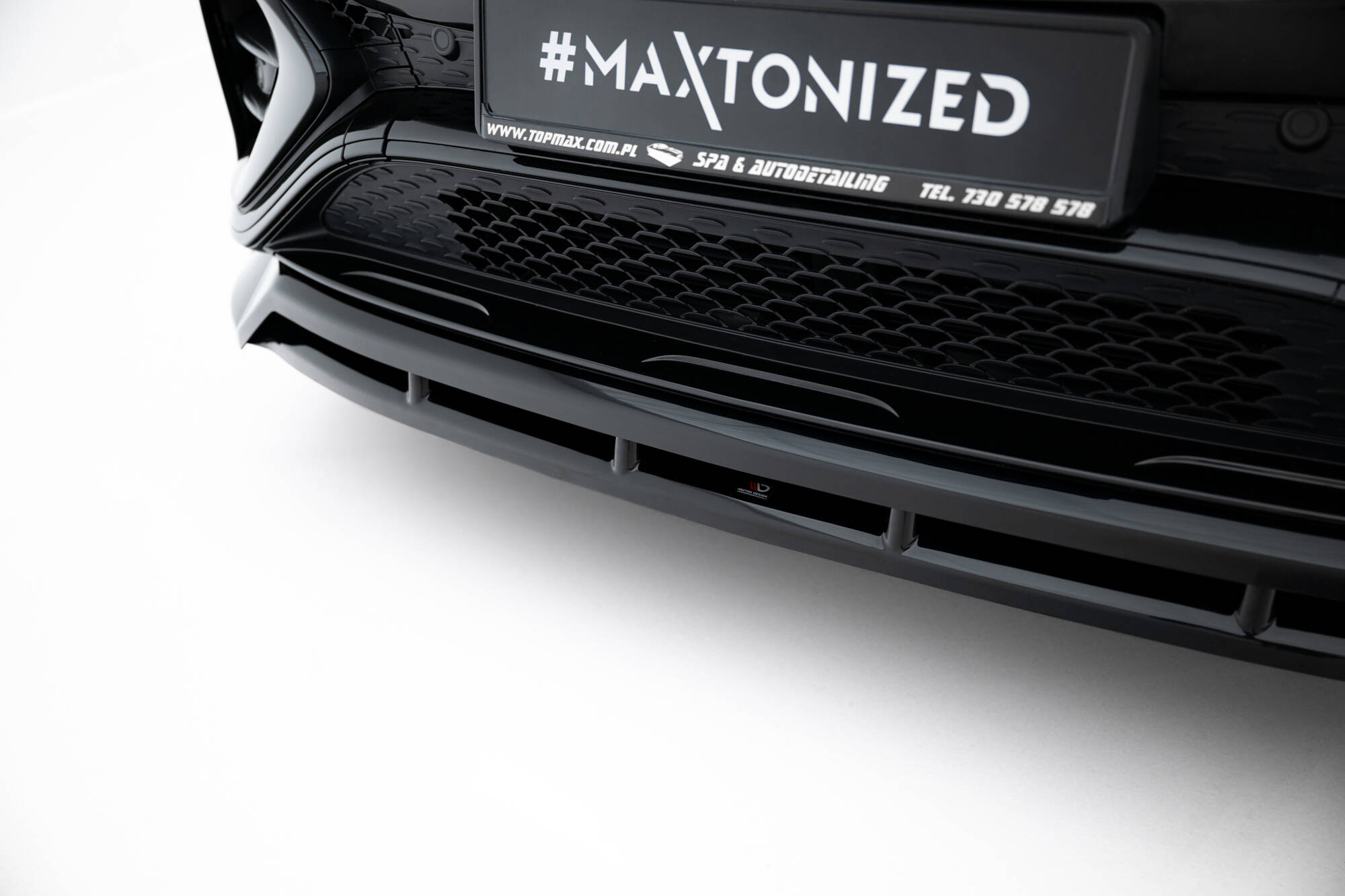 Voorspoiler Mercedes-AMG GLE 53 / AMG-Line SUV / Coupe W167 Facelift / C167 Facelift Maxton Glanzend zwart